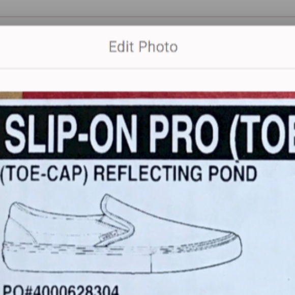 Vans Slip On Pro Toe Cap Reflecting Pond Shoes - Picture 7 of 7